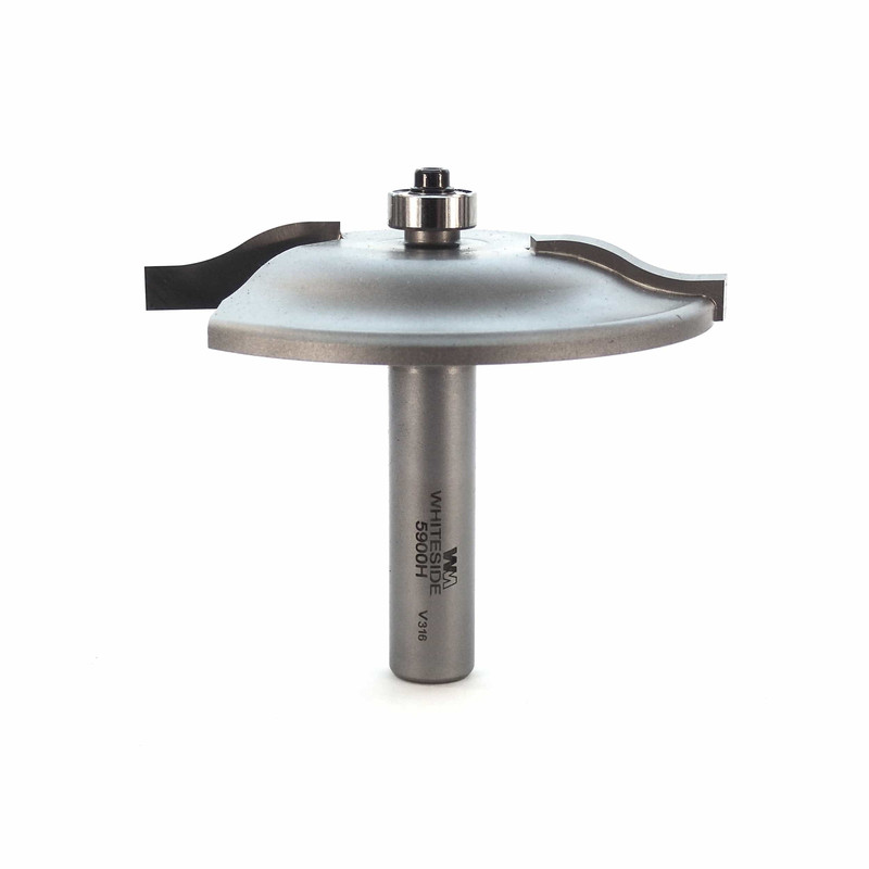 5900H 2-Wing Large Raised Panel Router Bit 3-1/4" D, Ogee